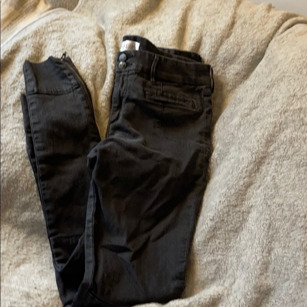 Black moto Jean